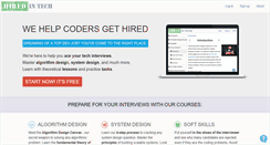 Desktop Screenshot of hiredintech.com