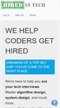 Mobile Screenshot of hiredintech.com